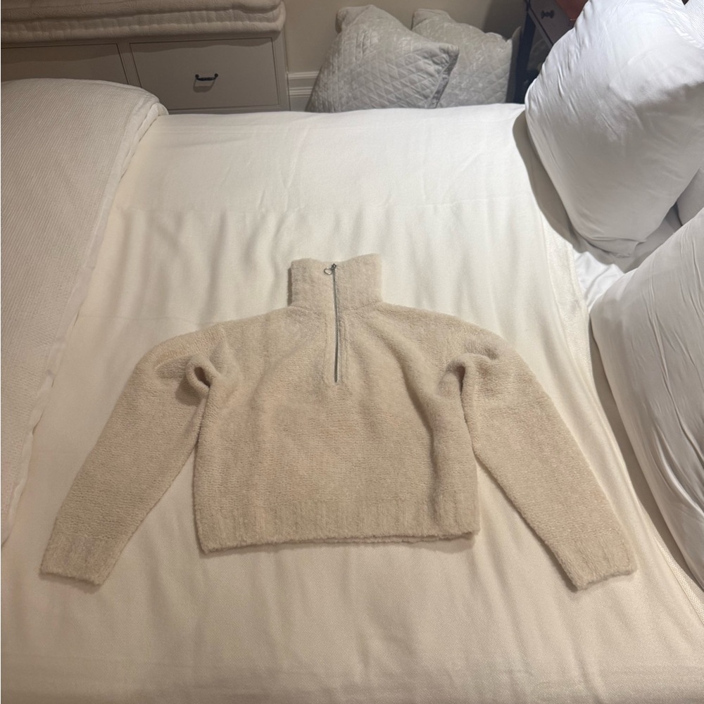 Wilfred Cream Turtleneck Sweater - Picture 1 of 3